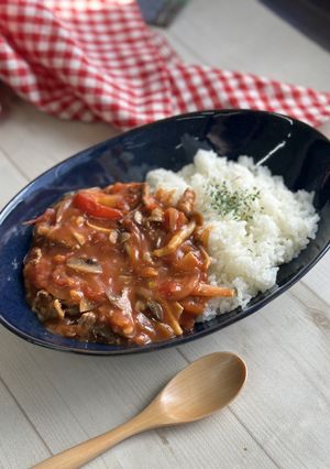 簡単野菜たっぷりハッシュドビーフ-レシピのメイン写真