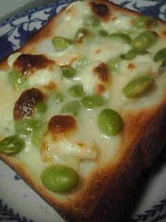 ♪朝食に枝豆Wチーズトースト♪-レシピのメイン写真