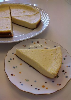 鍋で簡単ベイクドチーズケーキ-レシピのメイン写真