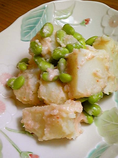 簡単★たらも&枝豆のサラダ-レシピのメイン写真