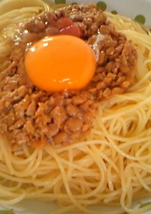 たらこ納豆パスタ-レシピのメイン写真