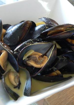 美味い！ムール貝のサフランクリーム蒸し-レシピのメイン写真