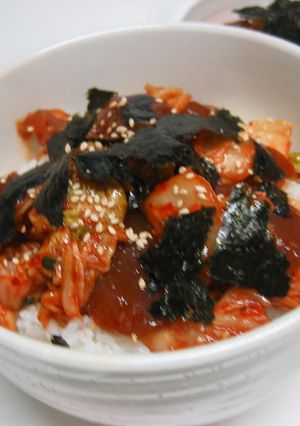 まぜるだけ!まぐろキムチ丼♪-レシピのメイン写真