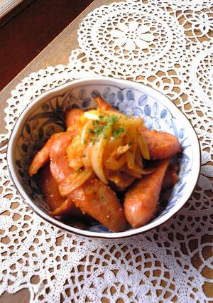 ✿お弁当に簡単タンドリー風ウィンナー✿-レシピのメイン写真