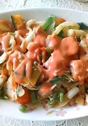 野菜たっぷり健康*鶏肉と野菜炒め♪-レシピのメイン写真