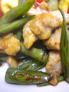 鶏といんげんのオイスターソース炒め-レシピのメイン写真