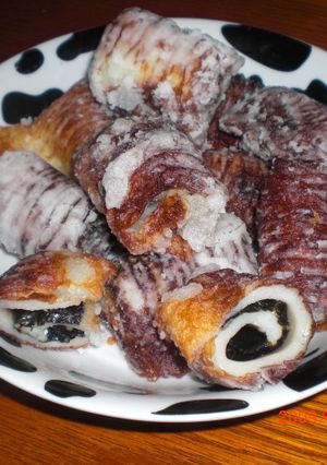 竹輪の海苔＆チーズ巻き巻き揚げ～♪-レシピのメイン写真