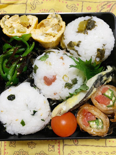 3/1ヨッチャン☆おにぎり弁当-レシピのメイン写真