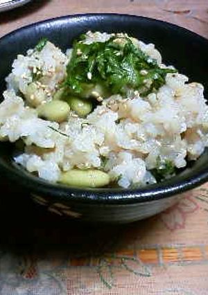 ひたし豆でさっぱり混ぜ混ぜごはん-レシピのメイン写真