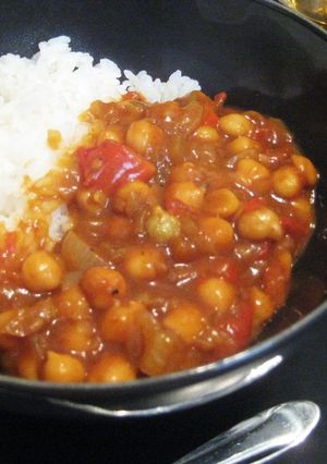 ひと手間で香りが違う！ヒヨコ豆のカレー-レシピのメイン写真