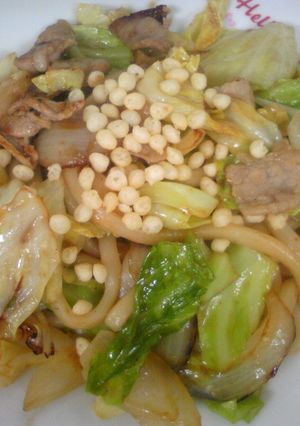 焼うどん～砂糖とタバスコで甘辛味～-レシピのメイン写真