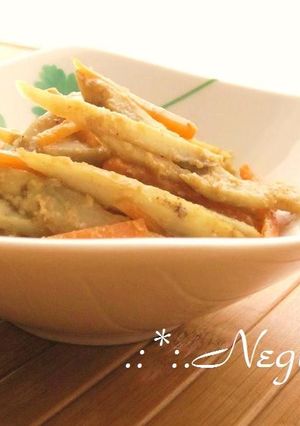 ∮ご飯がすすむ～♬ゴボウのみそマヨ炒め∮-レシピのメイン写真