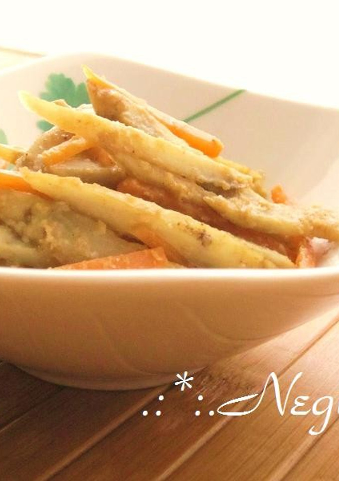 ∮ご飯がすすむ～♬ゴボウのみそマヨ炒め∮-レシピのメイン写真