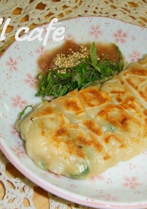 プリップリ梅じそエビ餃子-レシピのメイン写真