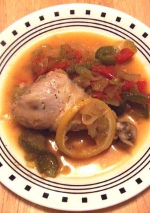 メープルシロップで鶏肉のトマト煮込み-レシピのメイン写真