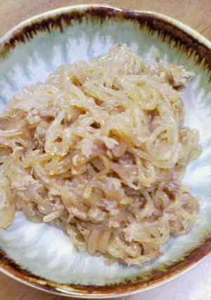 しらたきとツナの煮物-レシピのメイン写真