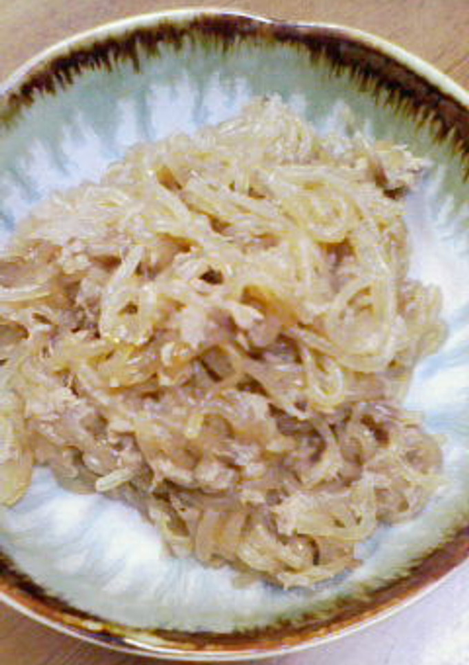 しらたきとツナの煮物-レシピのメイン写真