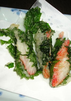 サラダフレークの大葉巻き天ぷら-レシピのメイン写真