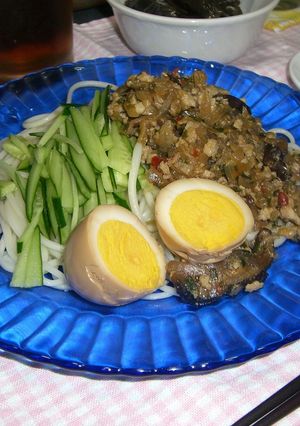 うどんで!簡単ジャージャー麺-レシピのメイン写真