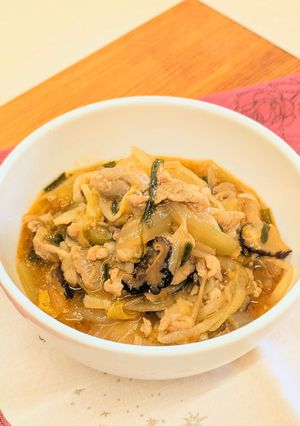 【学校給食】豚キムチ炒め-レシピのメイン写真