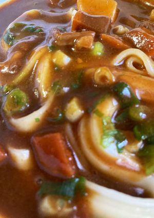 レンチンカレーうどん-レシピのメイン写真
