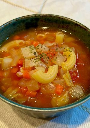 お野菜たっぷり！基本のミネストローネ-レシピのメイン写真
