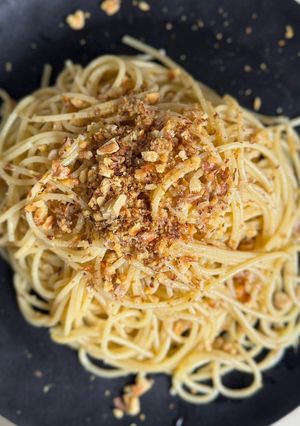 クルミとアンチョビのパスタ-レシピのメイン写真