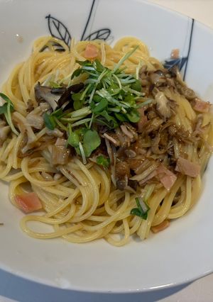 ３種のキノコとハムの和風パスタ-レシピのメイン写真