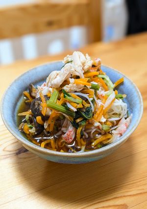 作り置き！お婆ちゃんの味。五目そうめん。-レシピのメイン写真