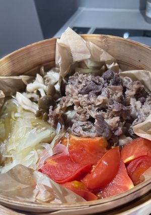トマトすき焼き風せいろ蒸し-レシピのメイン写真