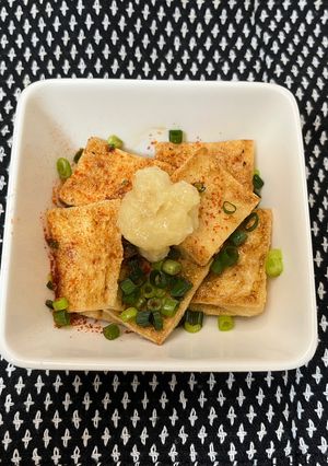 おつまみに！ パリパリ油揚げ焼き-レシピのメイン写真