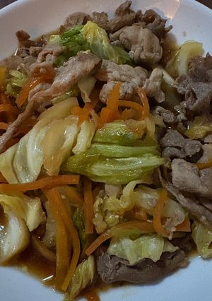 豚肉と野菜のオイスターソース炒め-レシピのメイン写真