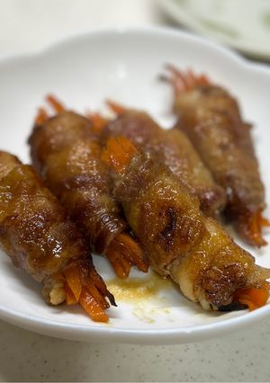 豚バラのにんじん照り焼き-レシピのメイン写真