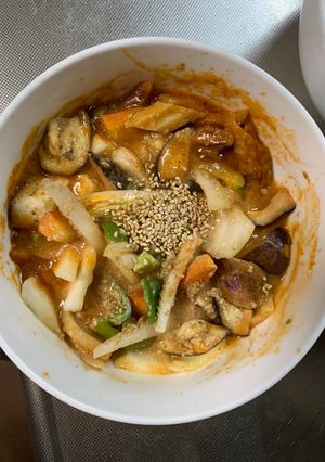 肉無チクワ簡単オーロラソース味野菜炒め-レシピのメイン写真