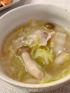 簡単！白菜たっぷりぽかぽかスープ-レシピのメイン写真