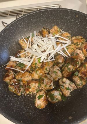 揚げないネギ肉団子-レシピのメイン写真