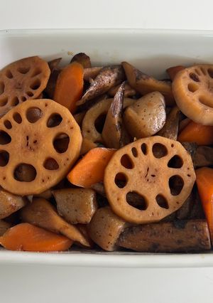 秋野菜満載の「筑前煮」-レシピのメイン写真