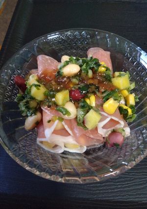 生ハムバナナ包の豆サラダ-レシピのメイン写真