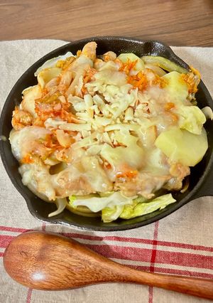 スキレットで！チーズタッカルビ-レシピのメイン写真