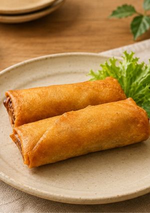 冷凍可☆弁当にも☆「ある物」で春巻き-レシピのメイン写真
