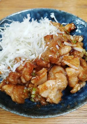 サルでも作れる豚こまの生姜焼き-レシピのメイン写真