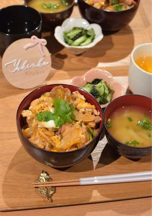 【簡単黄金比】ふわとろ親子丼♡きのこ入り-レシピのメイン写真
