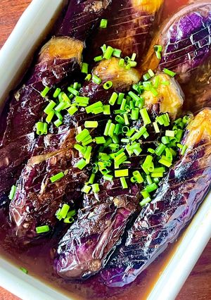 【ナスだけ】揚げ焼きで簡単！揚げ浸し-レシピのメイン写真