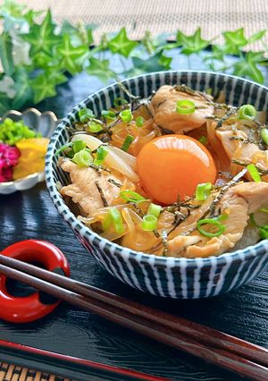 簡単・節約！卵でとじない我が家の親子丼-レシピのメイン写真
