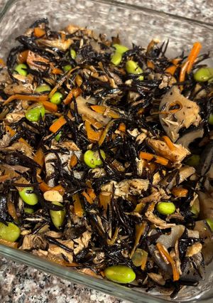 作り置きに！サバとひじきと根菜の煮物-レシピのメイン写真