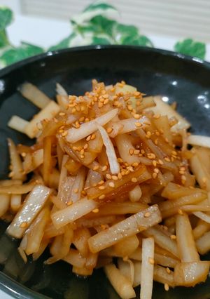 大根1本分！大根の皮きんぴら-レシピのメイン写真