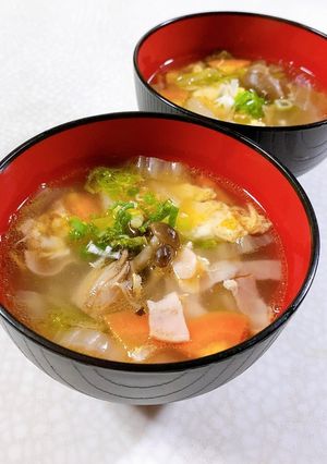 具沢山の中華スープ-レシピのメイン写真