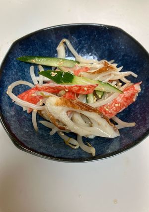 もやしと竹輪のさっぱりサラダ-レシピのメイン写真