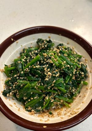 ほうれん草のごま和え-レシピのメイン写真