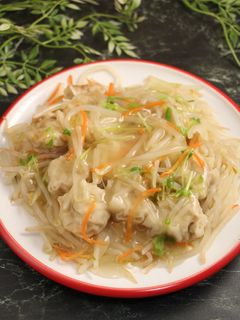 簡単!しゅうまいともやしの白だし煮-レシピのメイン写真